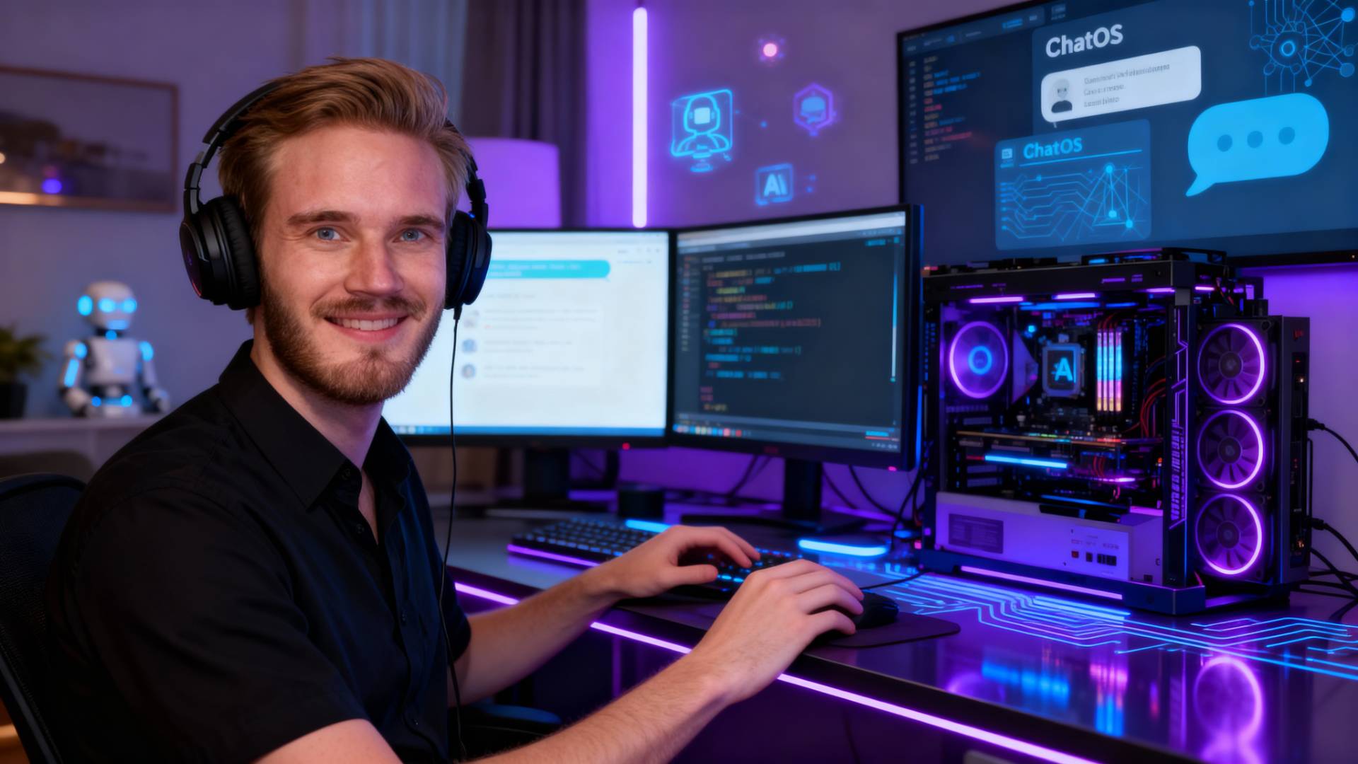 PewDiePie’s DIY Home AI Lab Is Changing the Game