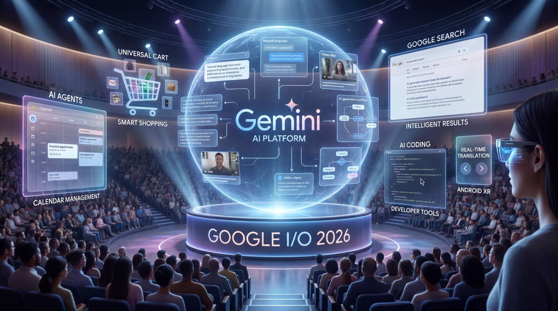 Google I/O 2026: Gemini Spark, Search & AI Agents