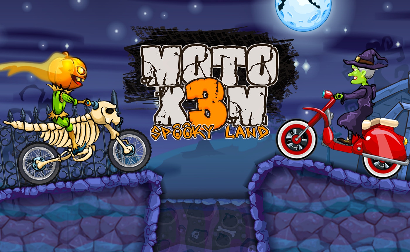 Conquer Haunted Tracks in Moto X3M: Spooky Land | Free Racing Game