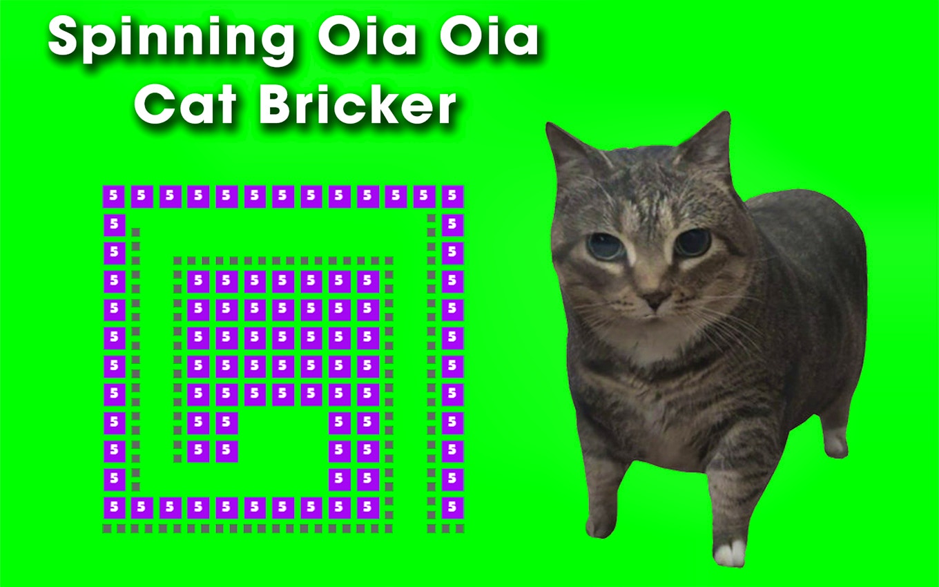 Break Bricks with Oia Oia Cat's Energetic Fun