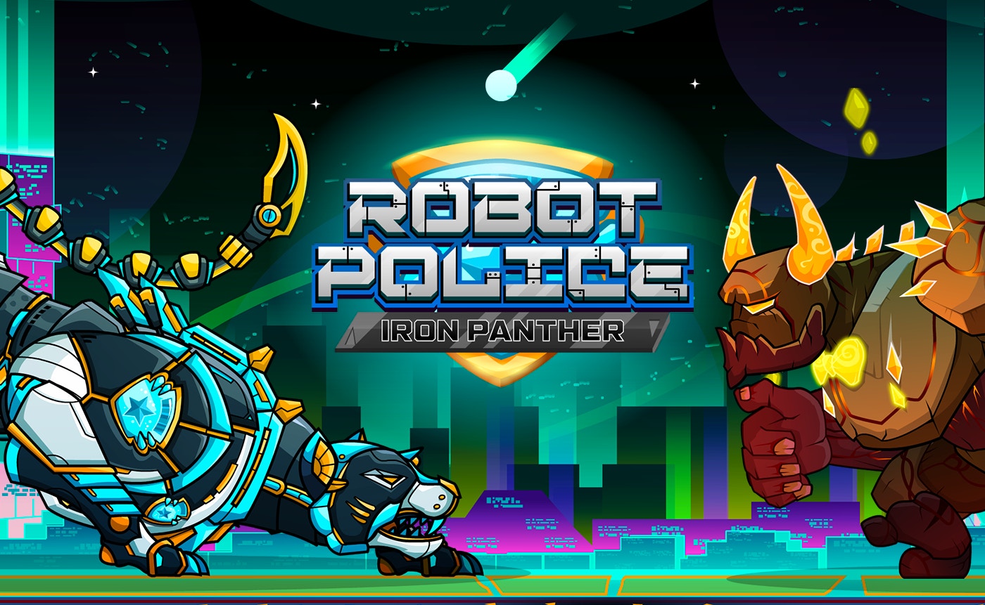 Build, Battle, and Save Earth in Robot Police Iron Panther