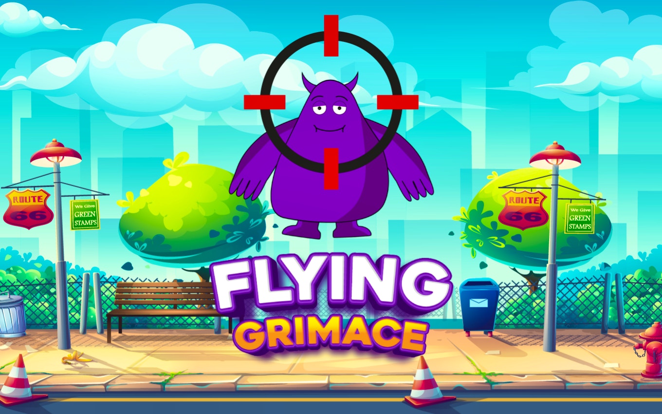 Flying Grimace: A Challenging Monster Shooter