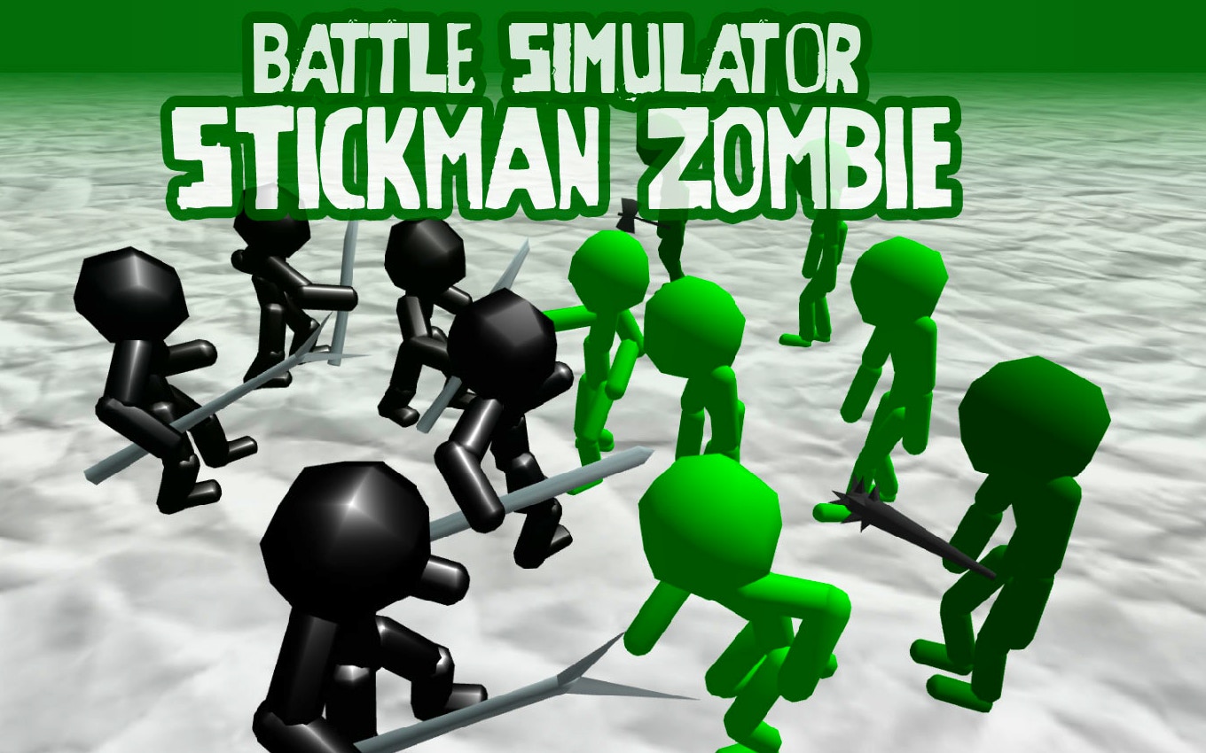 Stickman Zombie Battle Simulator: Quick Action Fun