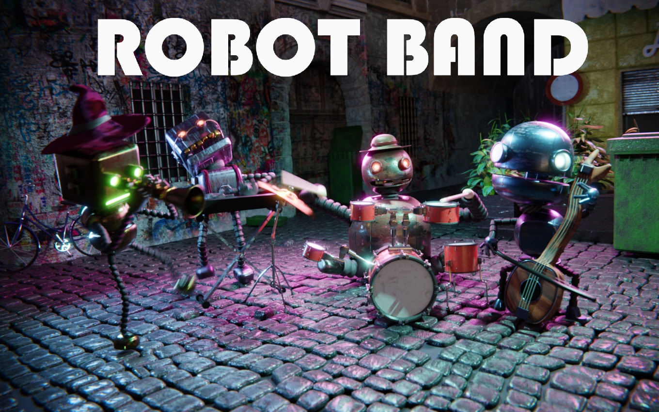 Create Techno Magic with Robot Band