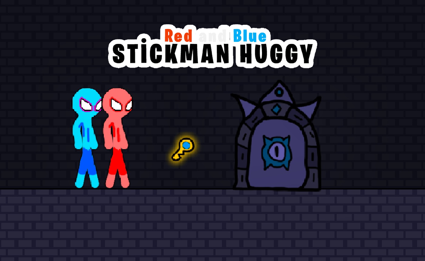 Stickman Duo Takes Center Stage in Red and Blue Rope Adventure
