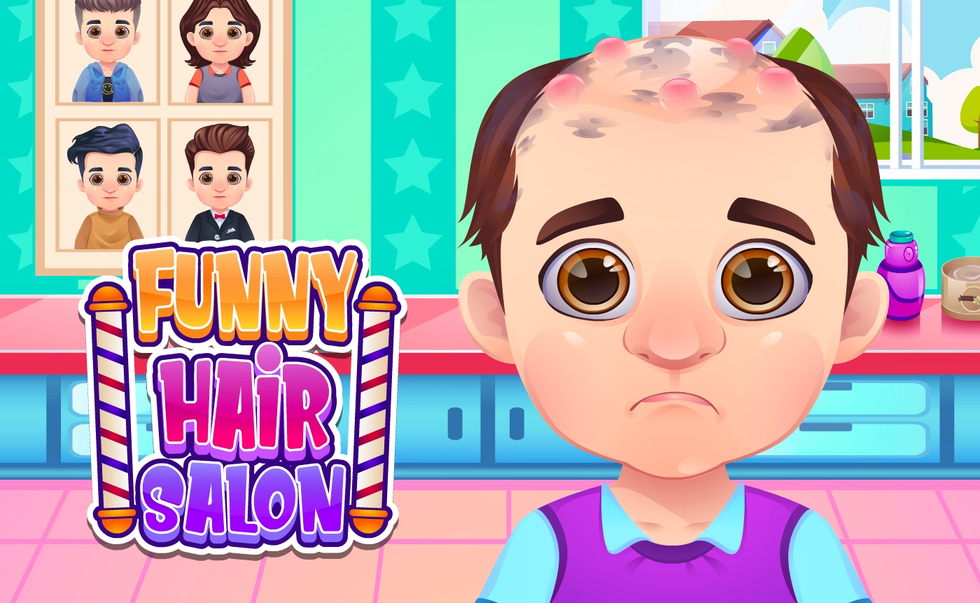 Funny Hair Salon: A Fun Kids Game to Pass the Time