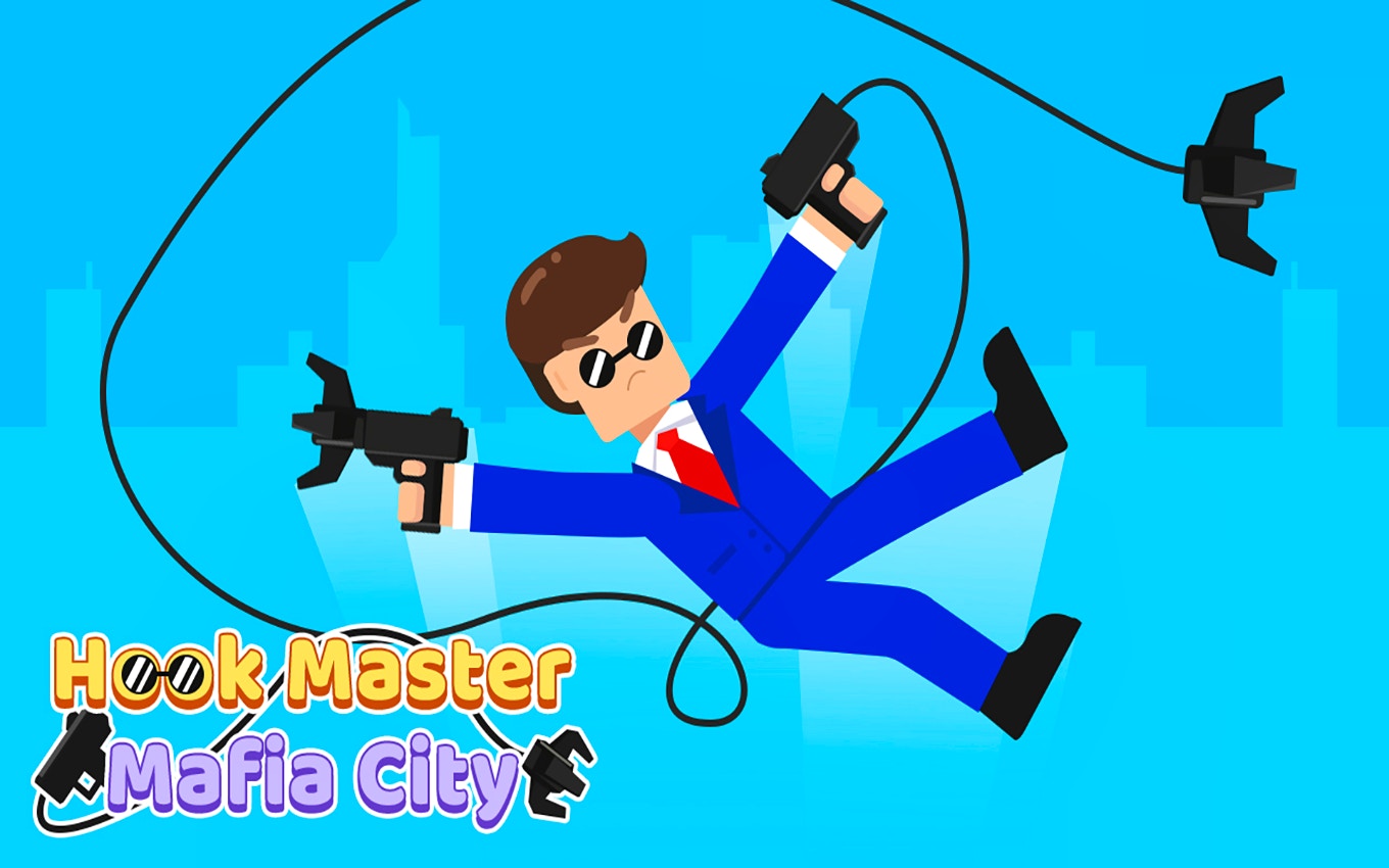 Hook Master Mafia City: Puzzle Game with a Grappling Hook Twist