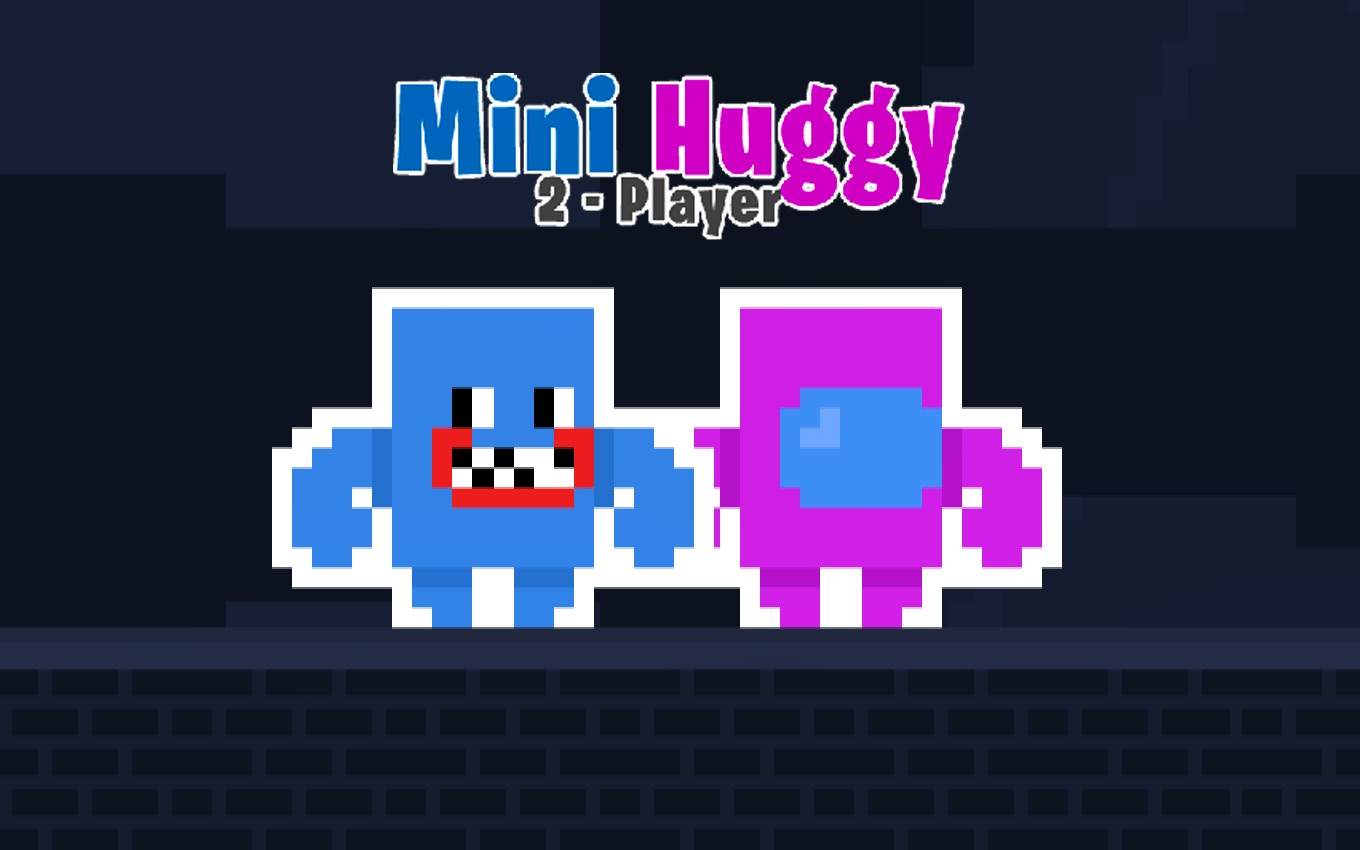 Mini Huggy - 2 Players: Adorable Arcade Racing Fun