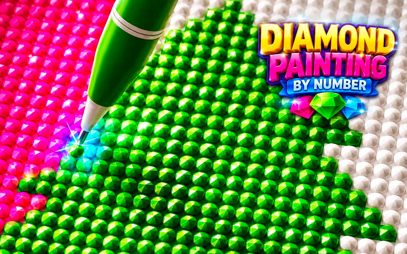 Relaxing Diamond Art: A Calming Casual Game