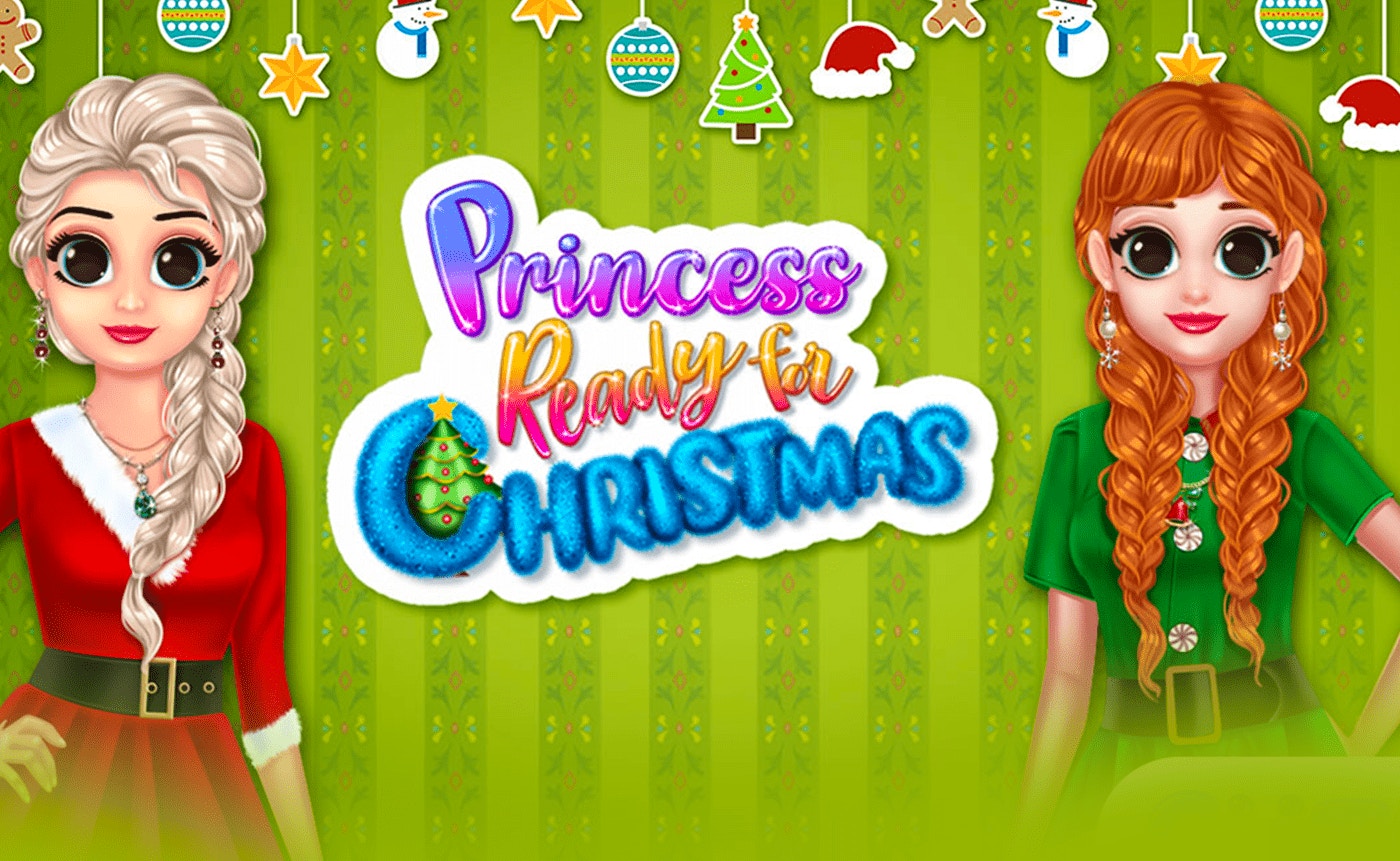 Dress Up Princess Anna and Elsa for a Merry Christmas