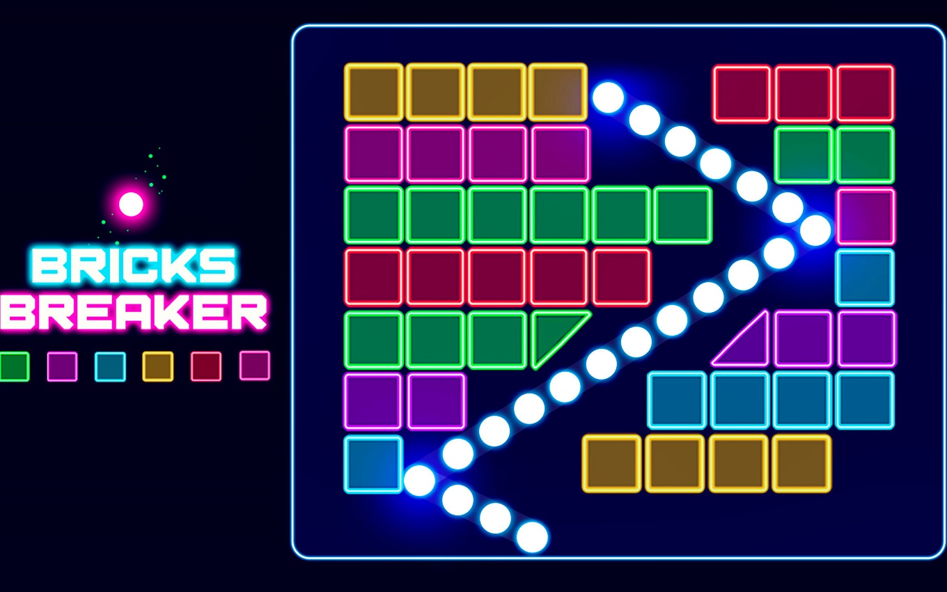 Neon-Lit Fun: Bricks Breaker Deluxe Review