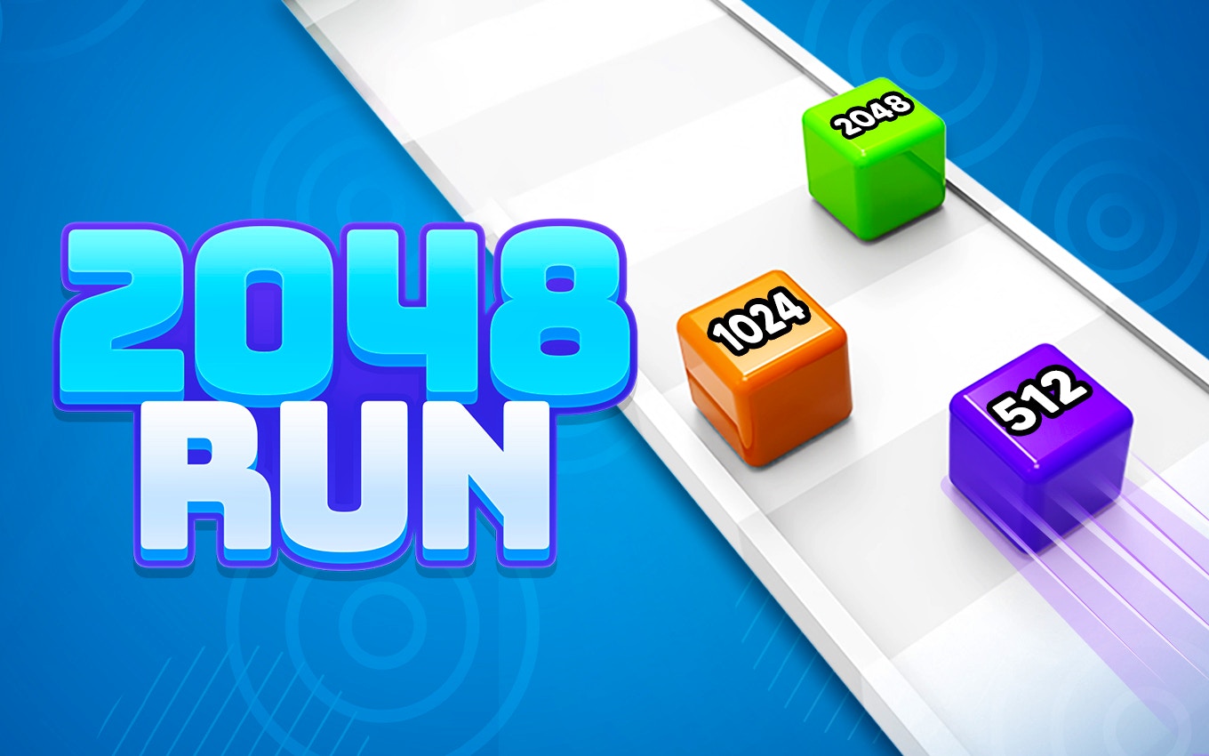Cube Merging Meets Endless Running in 2048 Cube Run