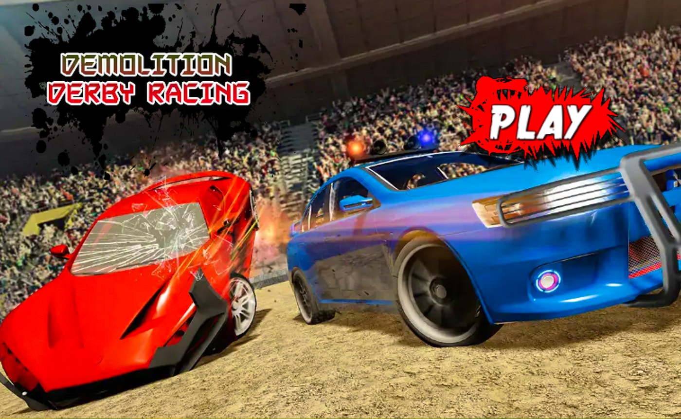 Crash into Fun with Demolition Derby Racing