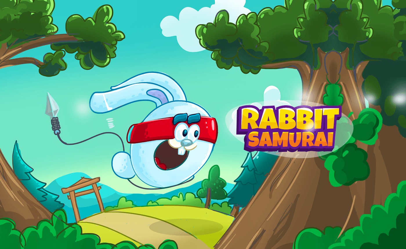 Swing into Action with Rabbit Samurai Adventure Game