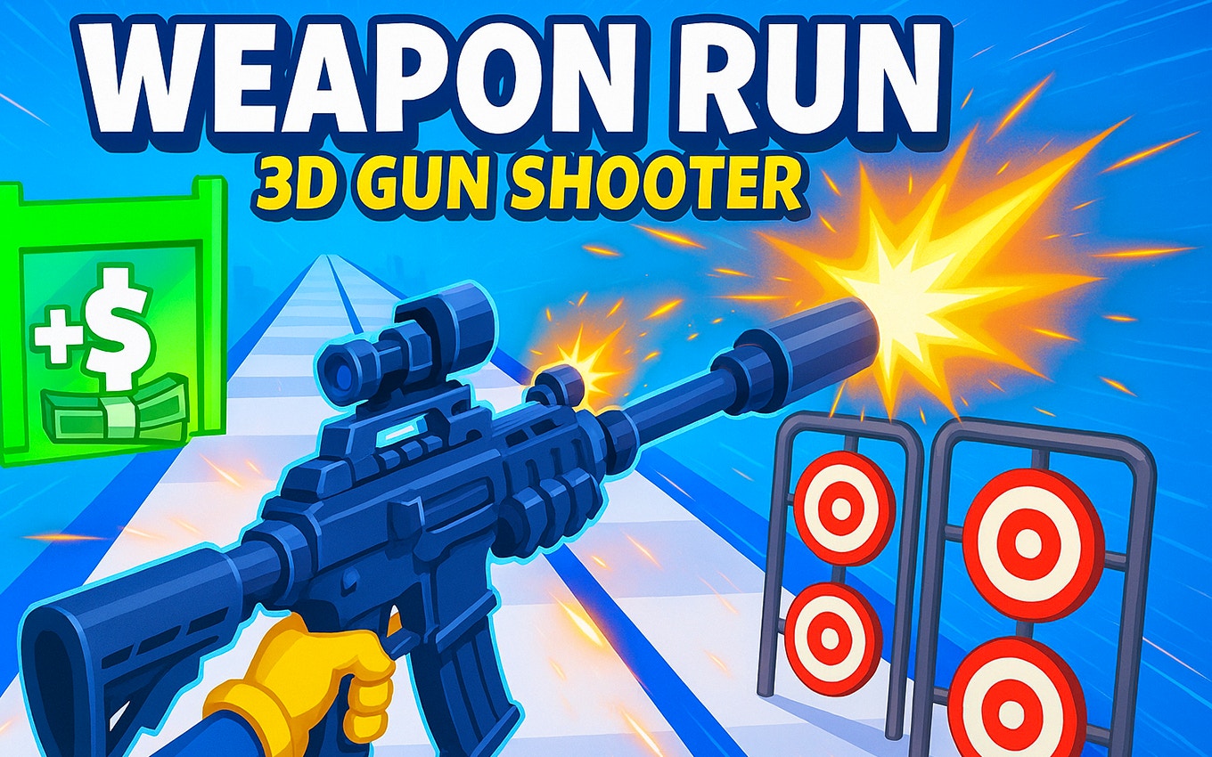 Fast-Paced Action in Weapon Run - 3D Gun Shooter