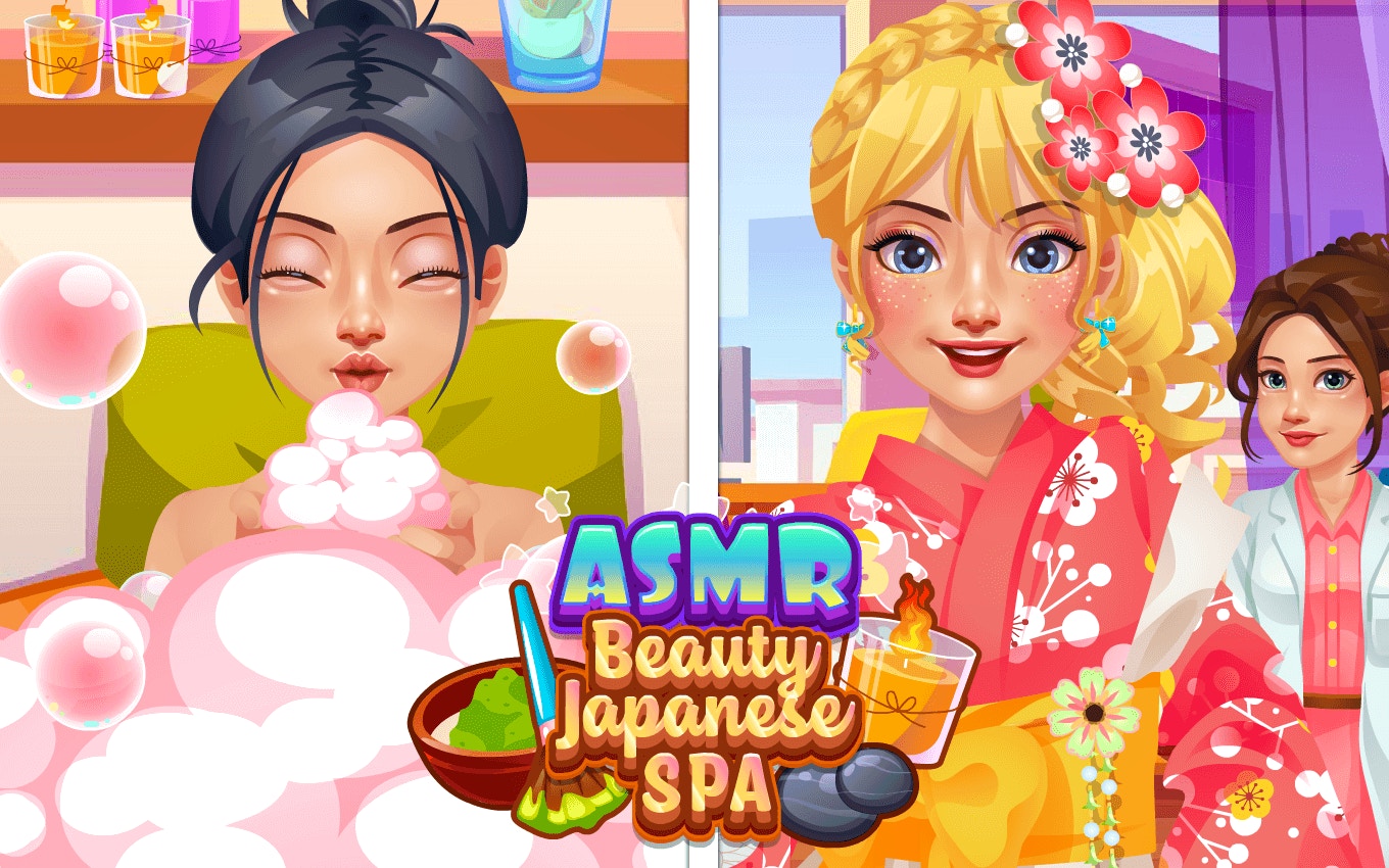 Relax with ASMR Beauty Japanese Spa - A Calming Browser Game