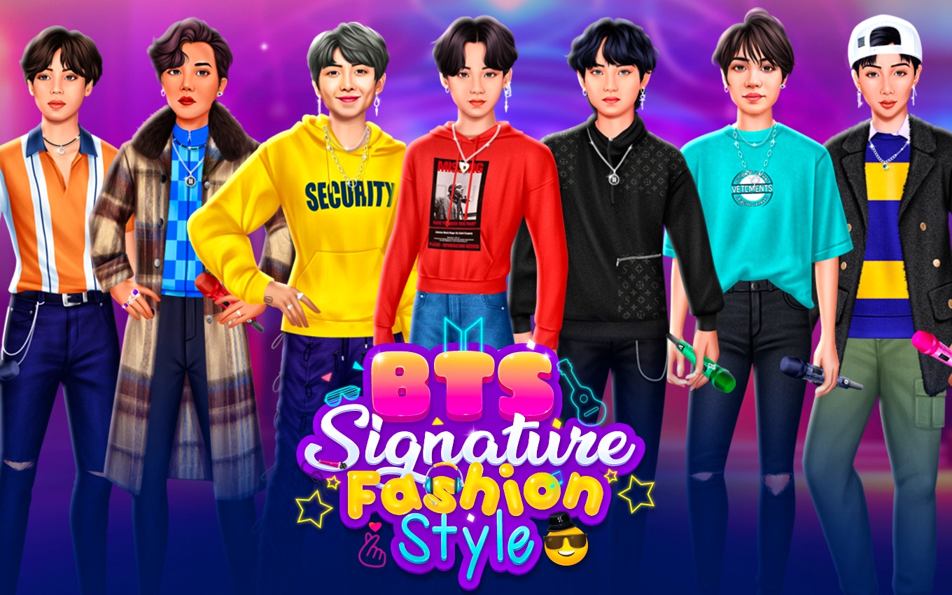 K-pop Meets Fashion: A Fun BTS Dress-up Game