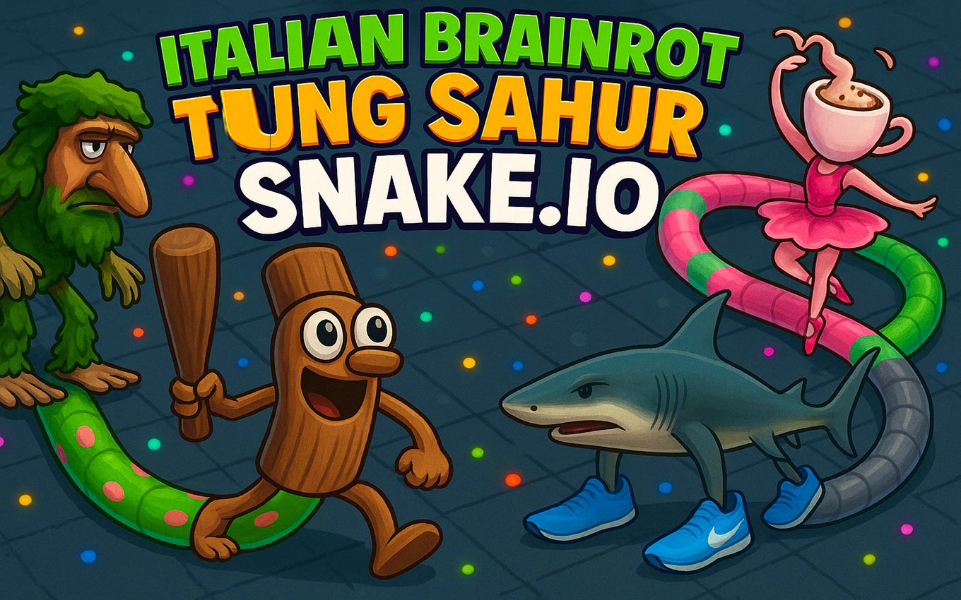 Chaos Reigns in Italian Brainrot Tung Sahur Snake.io