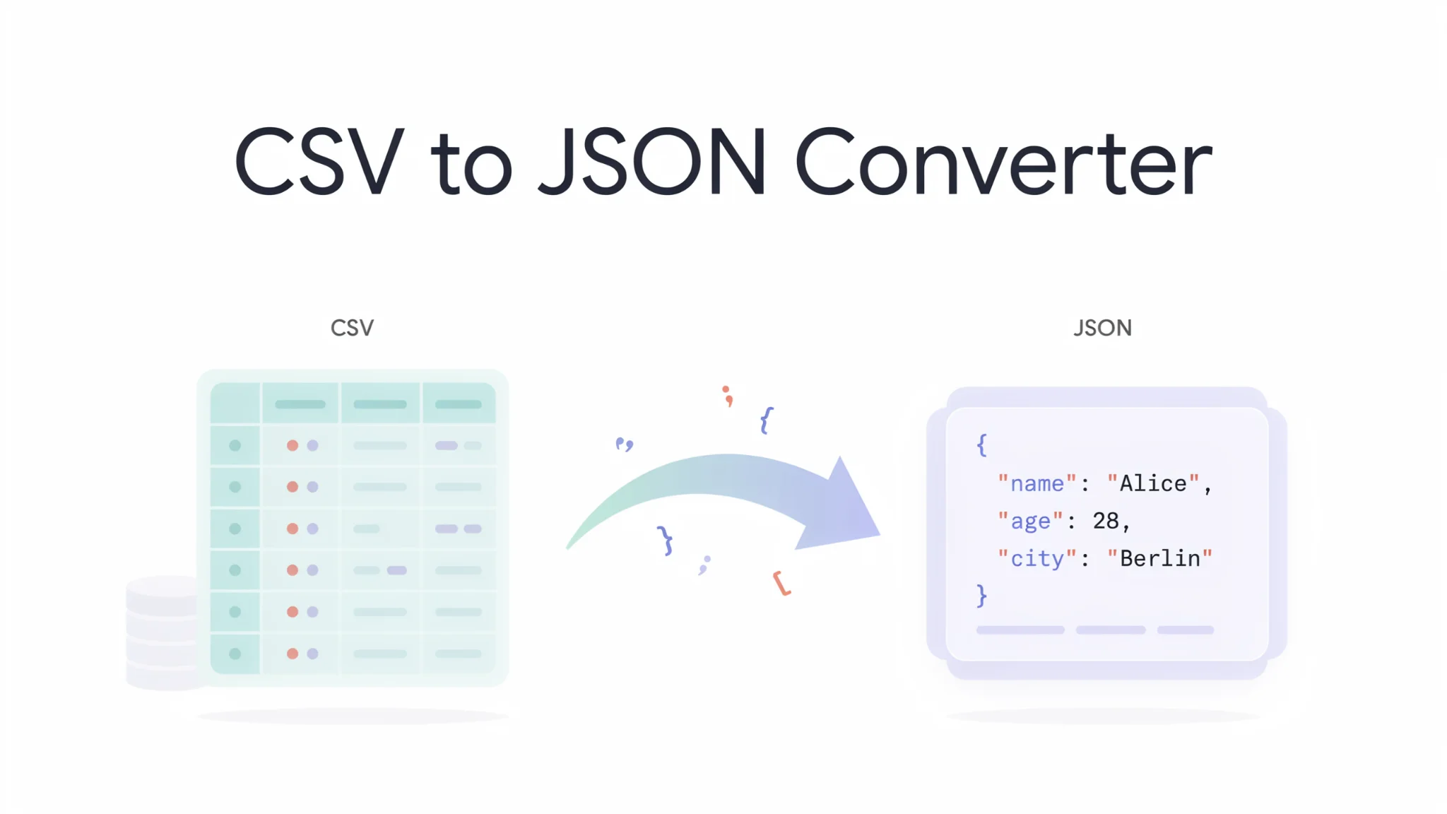 CSV to JSON Converter: Free, Fast & Browser-Based